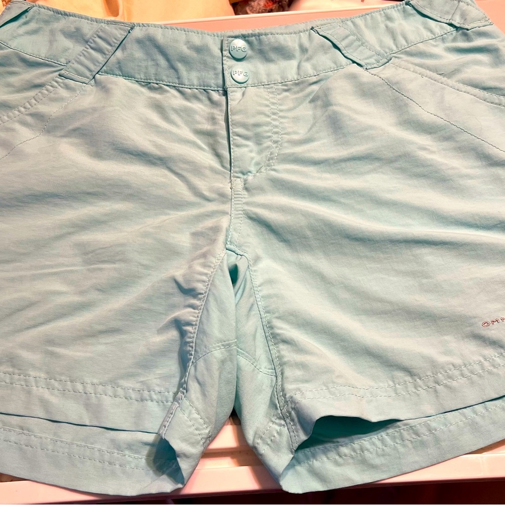 Columbia PFG Cool Blue Shorts SzMed